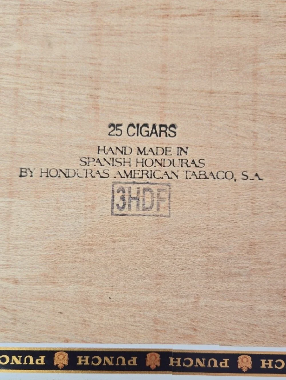 Vintage Punch Rare Corojo Red Empty Cigar Craft Box